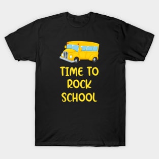 Time to Rock School Schoolkids Gift T-Shirt